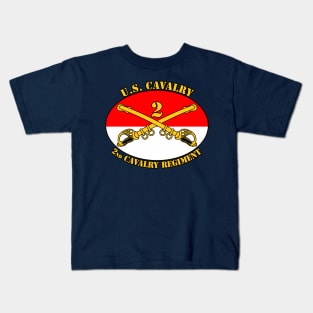 2nd Cavalry Regiment Kids T-Shirt